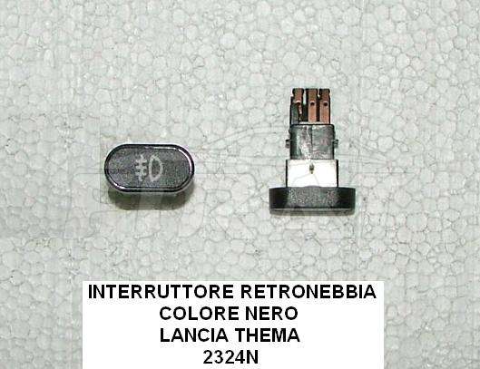 INTERRUTTORE RETRONEBBIA LANCIA THEMA NERO